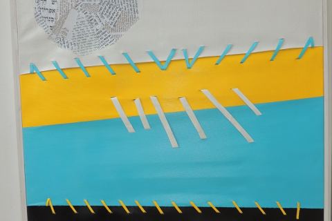 Sewn Horizons © Yaacobi Sewn Horizons, Painting by Yaacobi