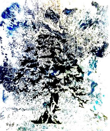 Abstract Tree, Painting by Dan Groover