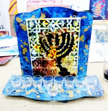 Hanoukkia (2014), Sculpture by Dan Groover