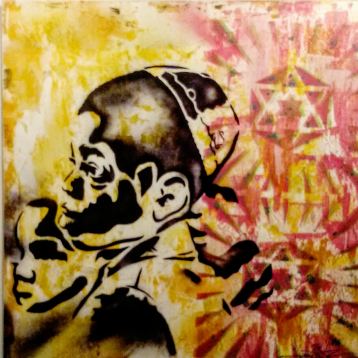 Black Child, Painting by Dan Groover