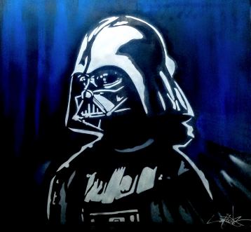 Dark Vador, Painting by Dan Groover