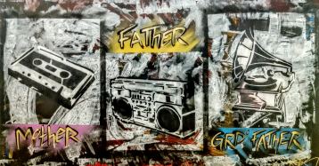 Old Fashion Music, Painting by Dan Groover