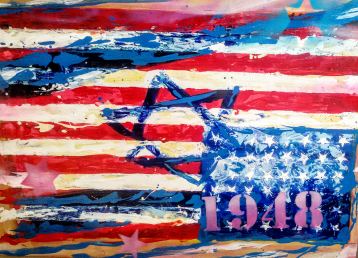 Flags, Painting by Dan Groover