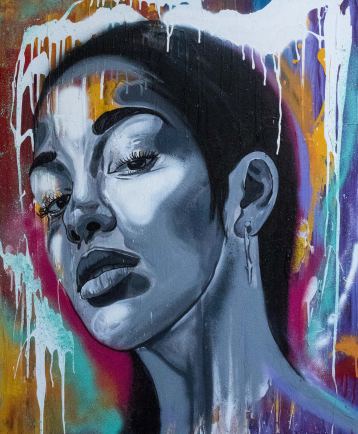 Georgia, Painting by Shimon Wanda