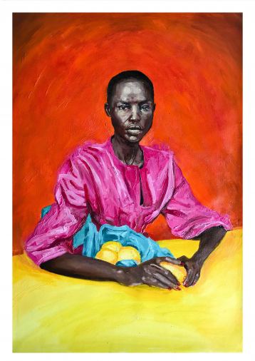Chaos in yellow, Painting by Shimon Wanda