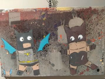 Adi Sened - BatGirl, Painting by The Spot Hostel