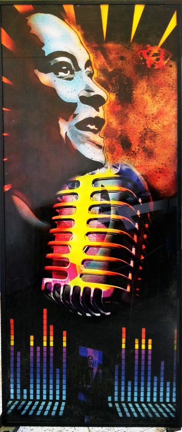 Billie Holiday, Painting by Dan Groover