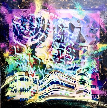 Israel through Time , Painting by Dan Groover