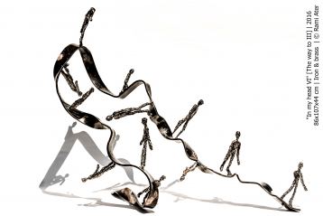 In my head VI [The way to III]  , Sculpture by Rami Ater