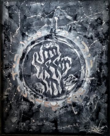 Silver Am Israel Haï, Painting by Dan Groover