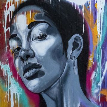 Georgia, Painting by Shimon Wanda