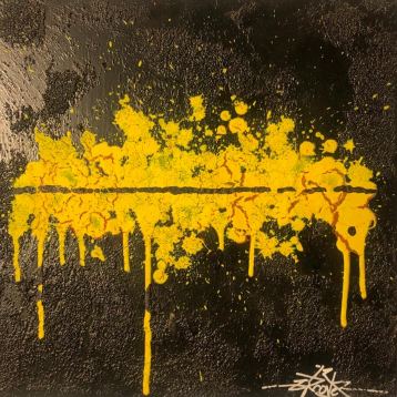 Flat Line, Painting by Dan Groover
