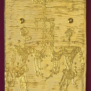 The Eternal Menorah © Moshe Castel The Eternal Menorah, Painting by Moshe Castel