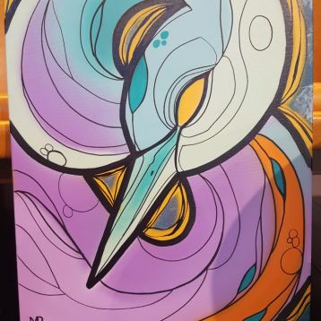 I am, Painting by Michal Rubin