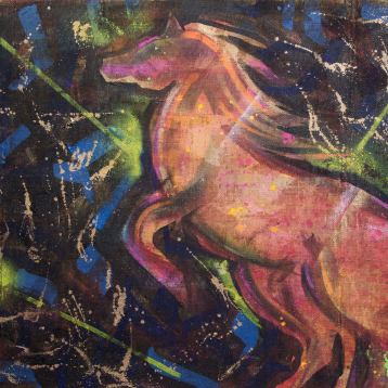 Secret Horse , Painting by Dan Groover
