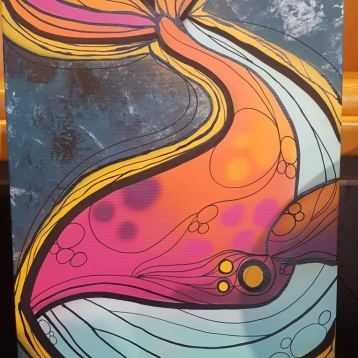 Magic, Painting by Michal Rubin