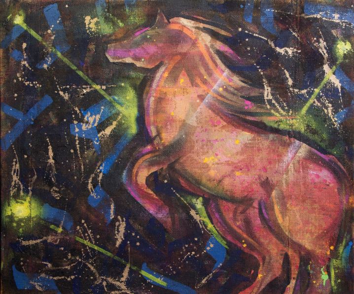Secret Horse , Painting by Dan Groover
