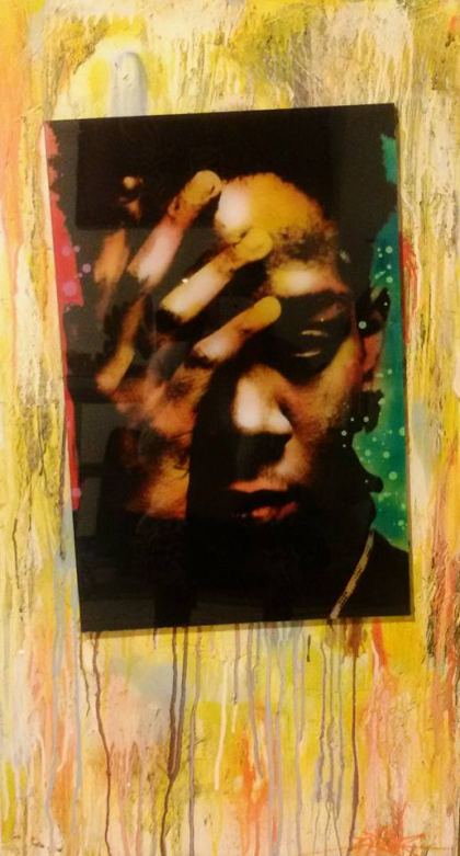 Basquiat, Painting by Dan Groover