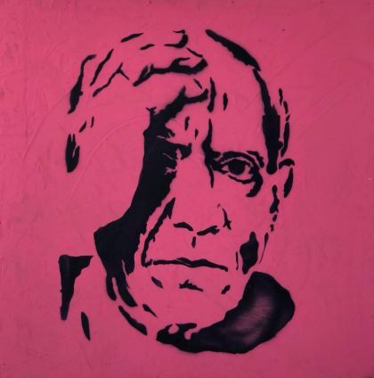 Pink Picasso, Painting by Dan Groover