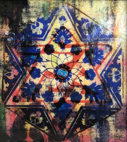 Magen David, Painting by Dan Groover