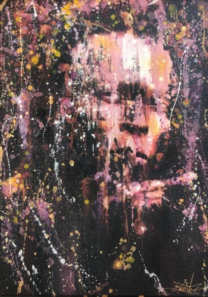 Miles Davis , Painting by Dan Groover