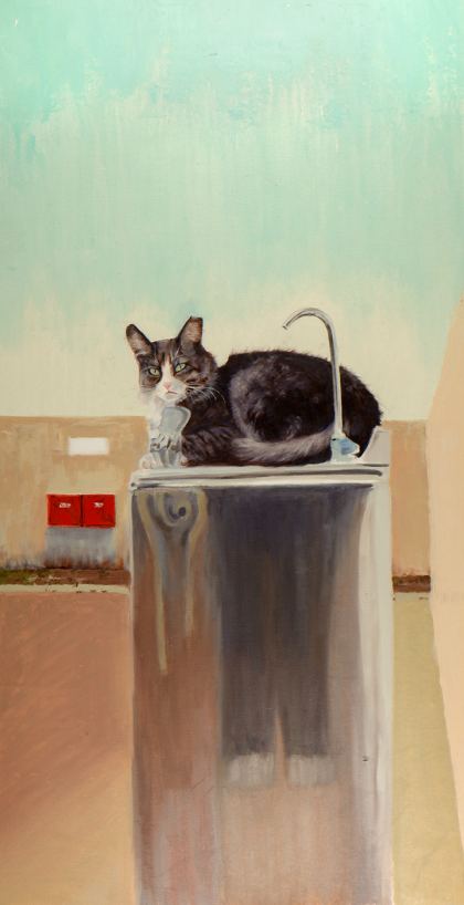 Cool cat, Painting by Maayan Shira
