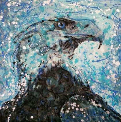 Eagle, Painting by Dan Groover