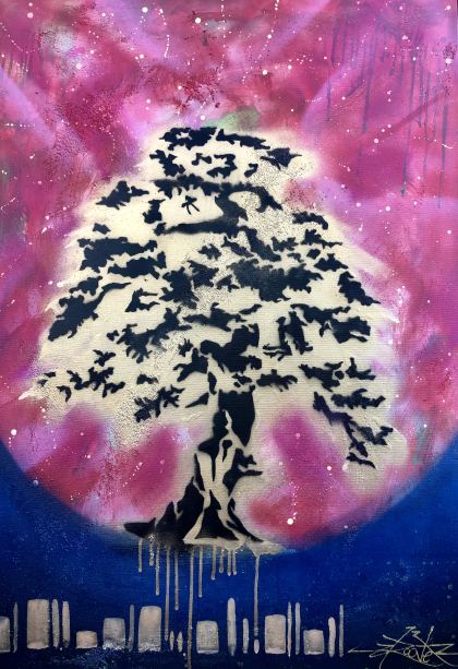 Tree of Self Knowledge, Painting by Dan Groover